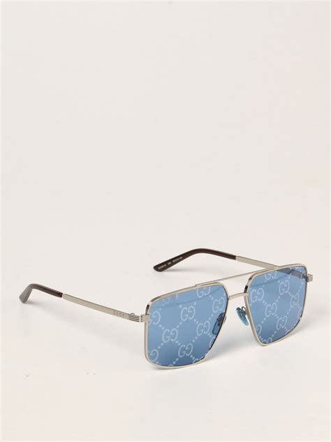 occhiali da sole gucci uomo blu|Gucci Eyewear Occhiali Da Sole GG.